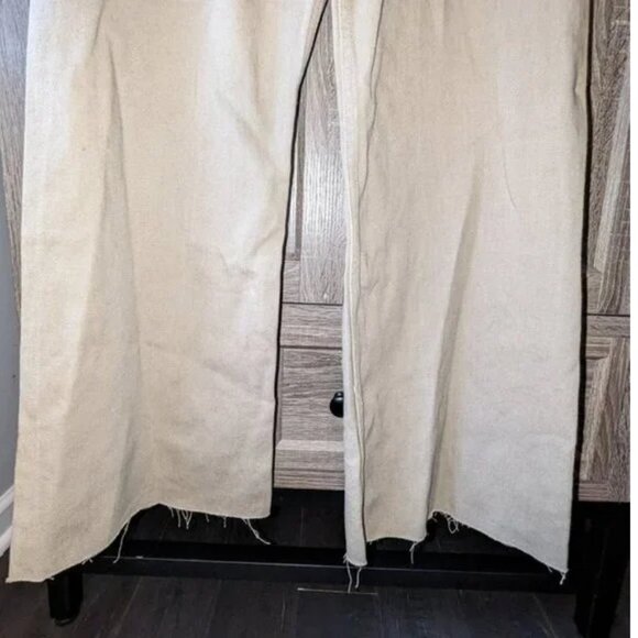 *3 FOR $9* Indefeir Studios Wide Leg High Rise Waisted Unfinished Hem Jean Pant - Picture 3 of 6